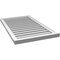 Ekena Millwork Vertical Surface Mount PVC Gable Vent: Functional, w/ 2"W x 2"P Brickmould Sill Frame, 24"W x 40"H GVPVE24X4003SF - alternate 4